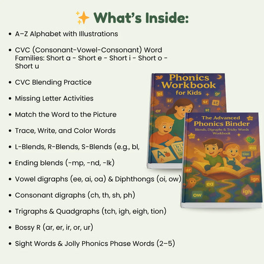 Phonics Bundle Printable Reading Activities