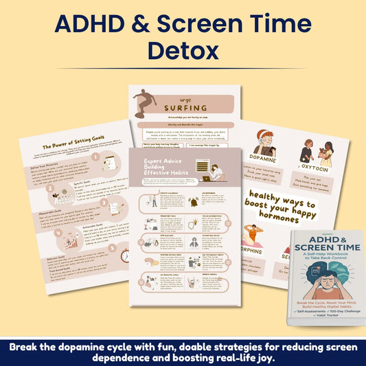 ADHD screen time detox sample page