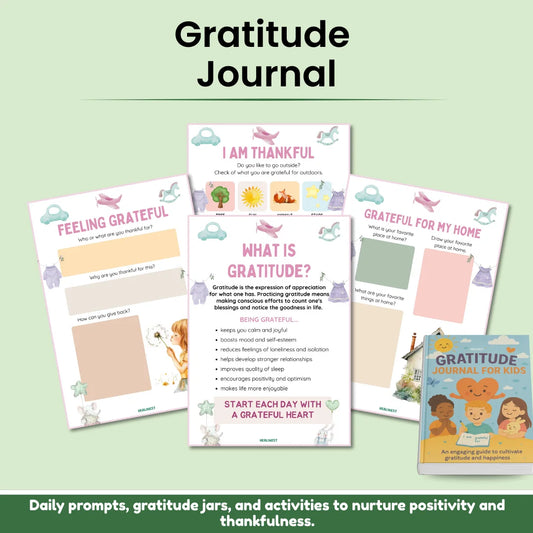 Kids Mental Health Bundle – 5-in-1 Workbooks & Journals | Emotions, Confidence, Mindfulness, Gratitude & Anger Management