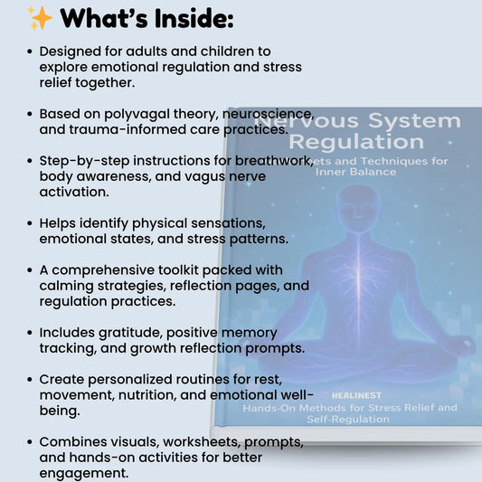 Inside page showing vagus nerve explanation and Polyvagal Theory visual