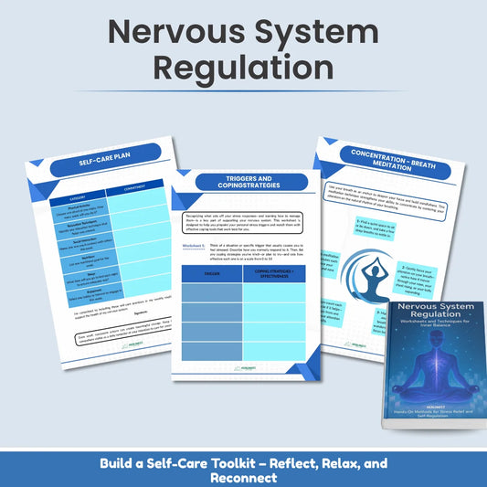 Breathing exercise page with instructions for vagus nerve activation