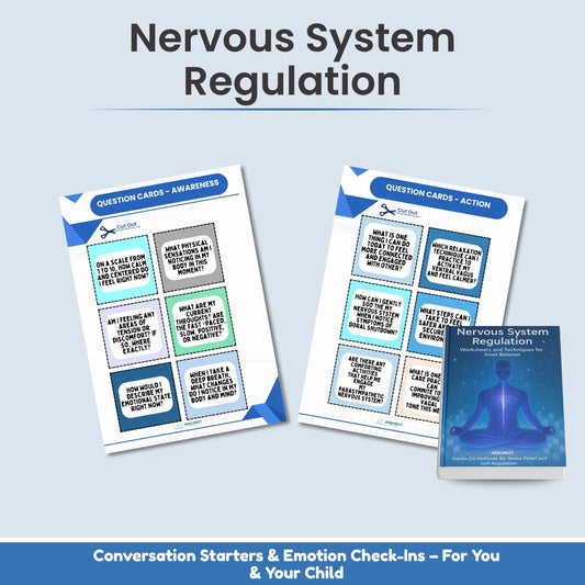 Facial contour and tongue release exercises for nervous system regulation